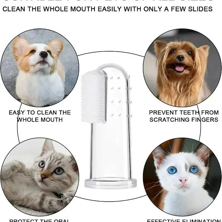 Silicone Pet Toothbrush – Dental Care