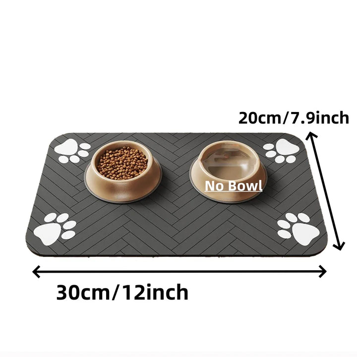 Waterproof Dog Food Mat – Absorbent, Non-Slip