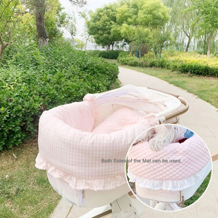 Cozy Cooling Mattress for Dog Stroller Carrier