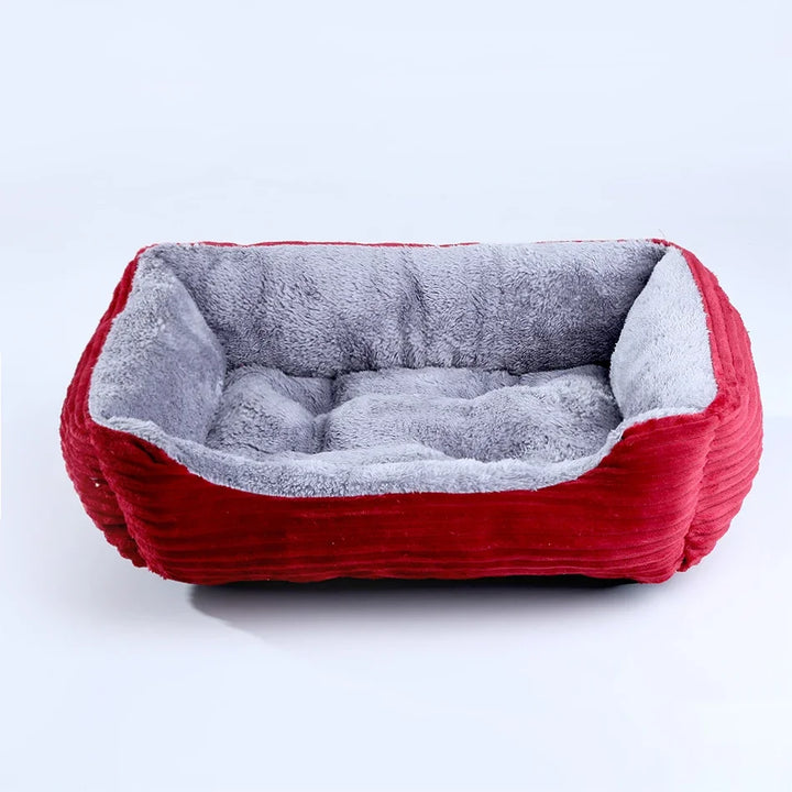 Small Dog Sofa Bed Cushion Pet Calming Dog Bed House Pet Supplies Accessories Bed for Dog Cat Pet Square Plush Kennel Medium