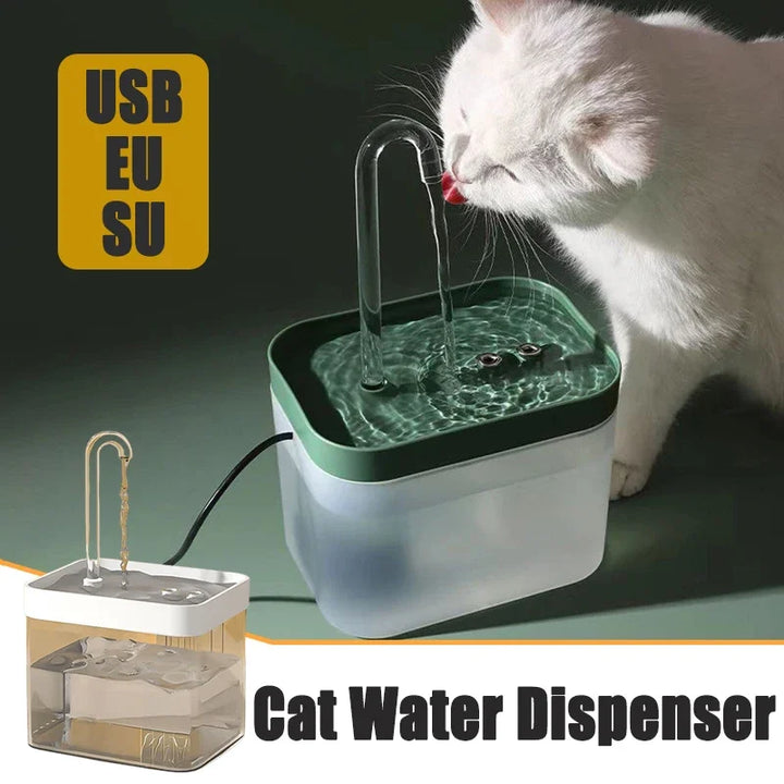 1.5L Ultra Quiet Cat Water Fountain – Dispenser