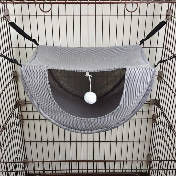 Cat Hammock Pet Cage Bed Breathable Mesh