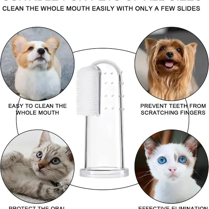 Silicone Pet Toothbrush – Dental Care