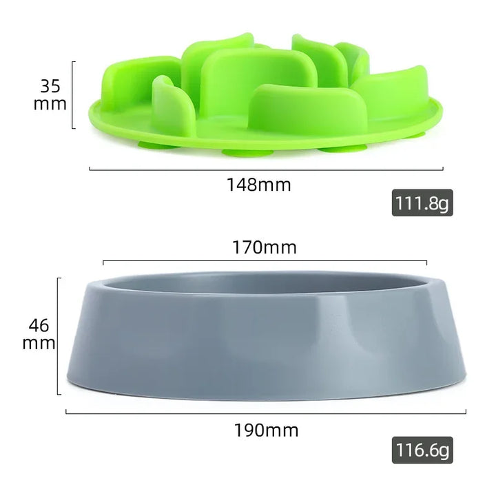 Multifunctional Non-slip Slow Food Bowl for Pets