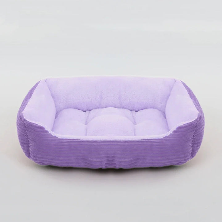 Small Dog Sofa Bed Cushion Pet Calming Dog Bed House Pet Supplies Accessories Bed for Dog Cat Pet Square Plush Kennel Medium