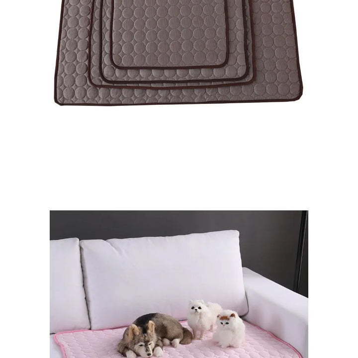 Dog Cooling Mat Cool Pet Bed Summer