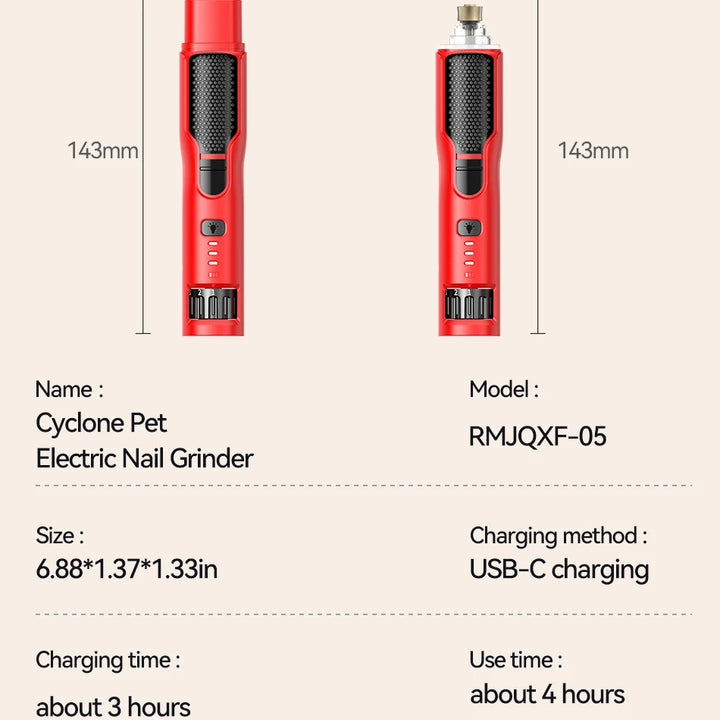 Electric Pet Nail Grinder, Pet Nail Clipper