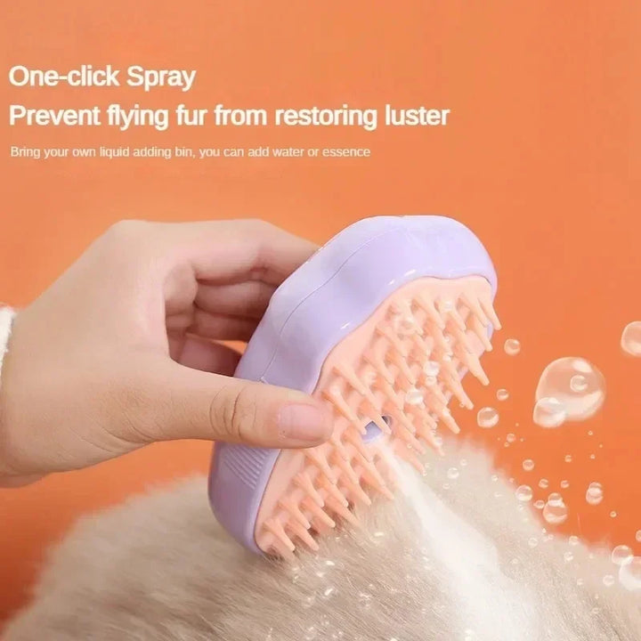 3 in 1 Cat Comb Electric Brush Cat Spray Steam