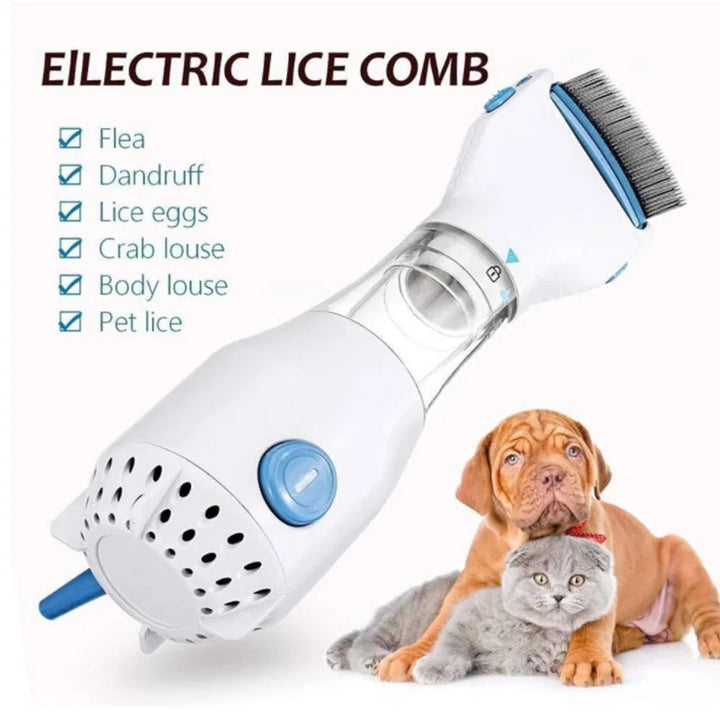 Electric Pet Lice Comb, Multifunctional Brush