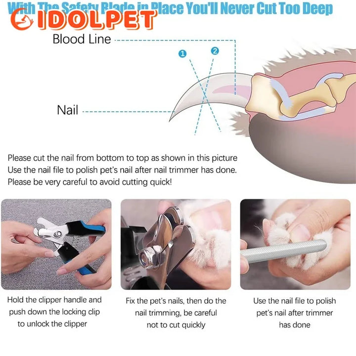 Professional Pet Nail Clipper – Stainless Steel