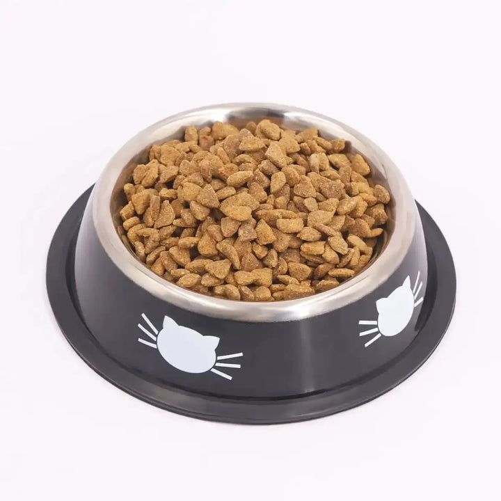 Supet Stainless Steel Non-Slip Pet Bowl - Durable