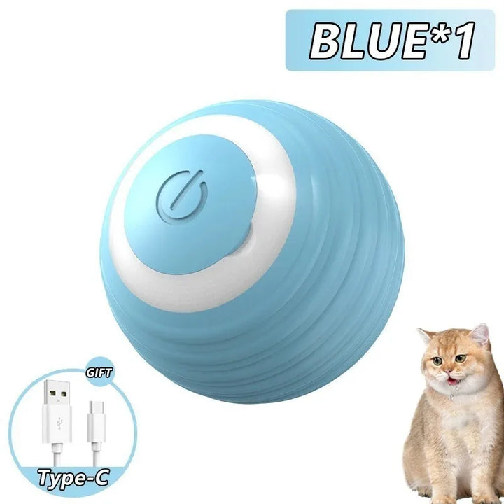 Interactive Electric Cat Ball – USB Rechargeable Toy