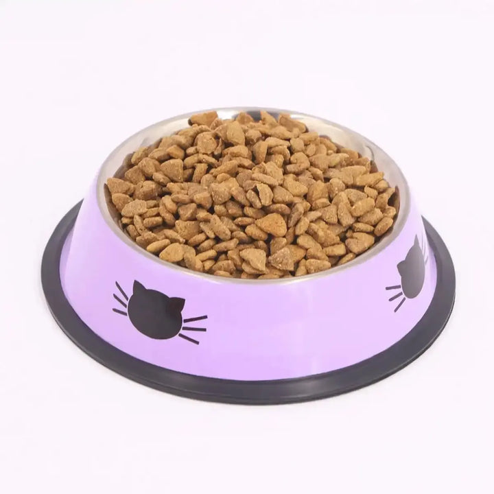 Supet Stainless Steel Non-Slip Pet Bowl - Durable