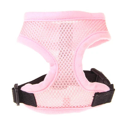 Pets Dog Harness For Small Dogs Cats No Pull Breathable Mesh Chest Strap Safety Dog Harness Vest Adjustable Collar Breast-Band