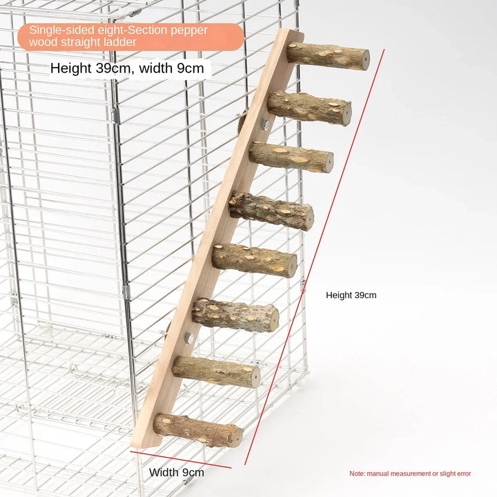 Interactive toy for parrots to climb and grind their claws