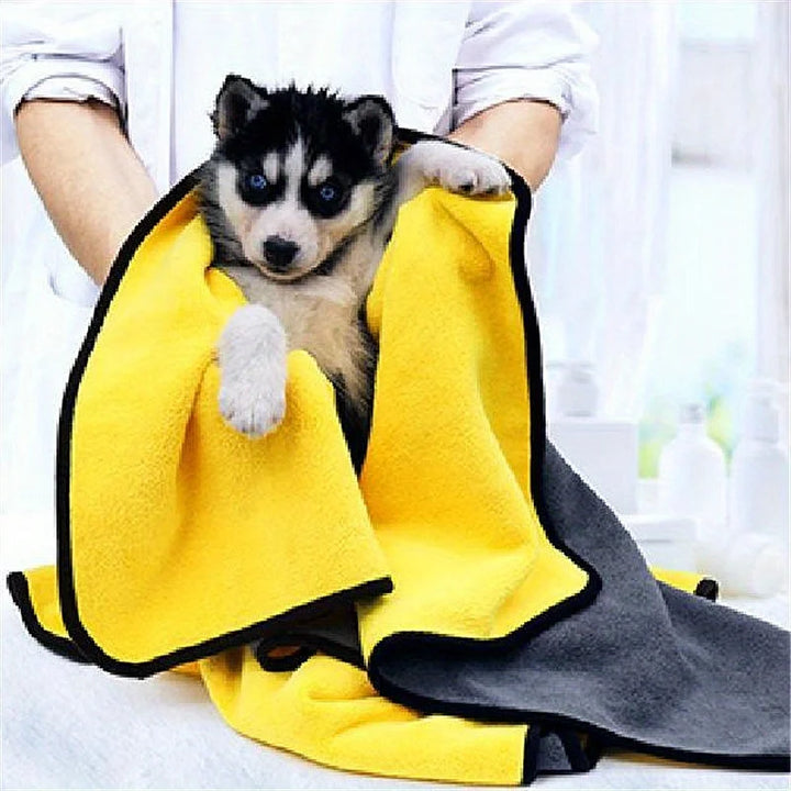 Super soft and absorbent towels for dogs and cats