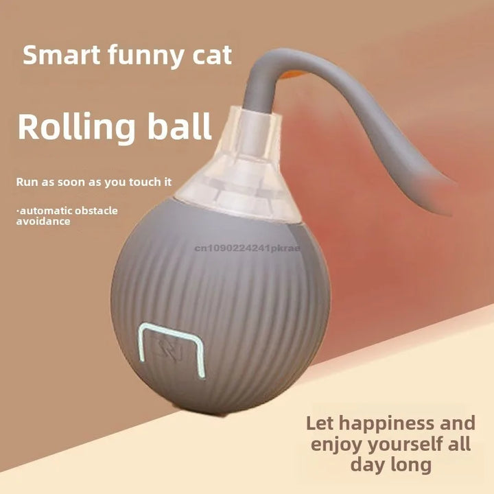 Interactive Cat Toy Ball - Automatic Rolling Ball