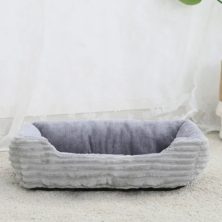 Small Dog Sofa Bed Cushion Pet Calming Dog Bed House Pet Supplies Accessories Bed for Dog Cat Pet Square Plush Kennel Medium