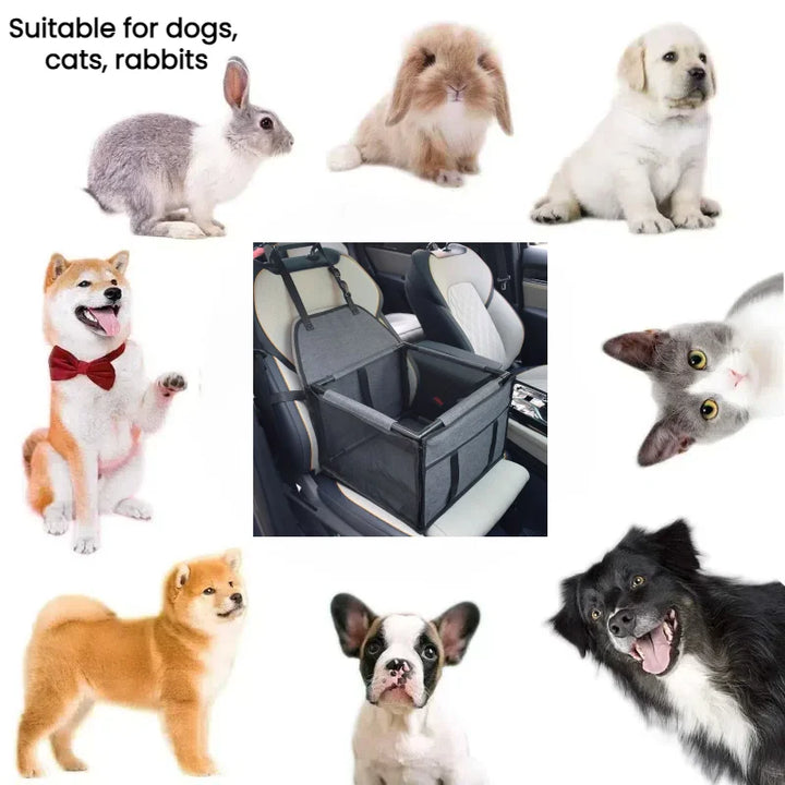 Travel Dog Car Seat Cover Waterproof Pet Carriers Bag Cat Transport Hammock Basket for Small Medium Dogs