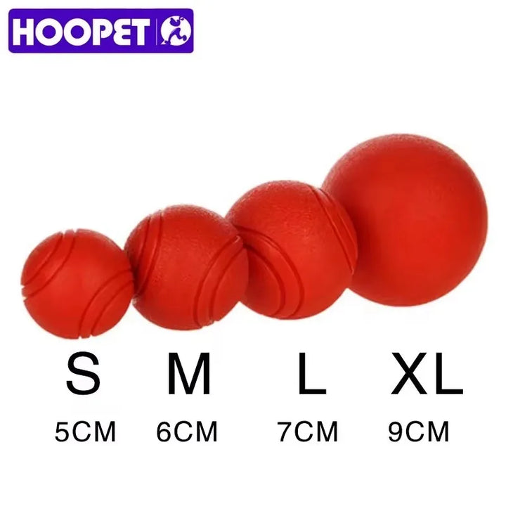 HOOPET Dog Toy Rubber Ball Bite Resistant Ball Toy