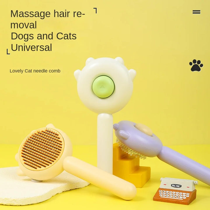 New Cat Ear Massage Comb Special Pet Brush