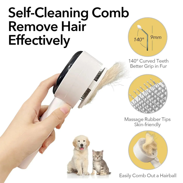 USB Rechargeable Pet Steam Brush – Brush