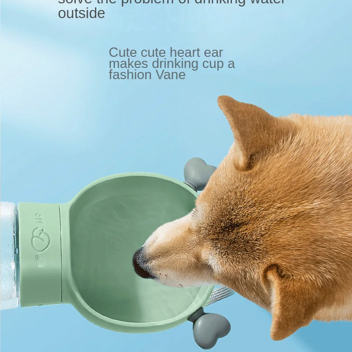 Summer Portable Pet Dog Water Bottle For Small Large Dogs Travel Puppy Cat Drinking Bowl Outdoor Pet Water Dispenser Feeder Pet