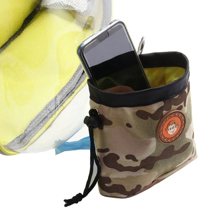 Dog Training Treat Pouch with Waist and Shoulder Strap