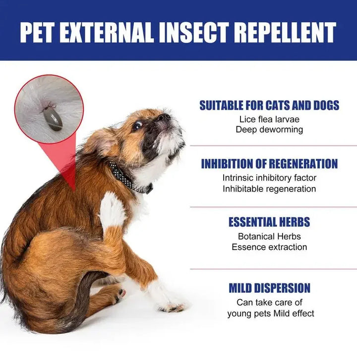 100ml Pet Dog Cat Anti Flea Drops Flea Insecticide