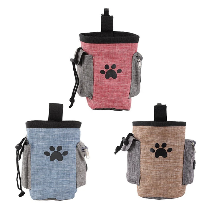 Dog Training Treat Pouch with Waist and Shoulder Strap