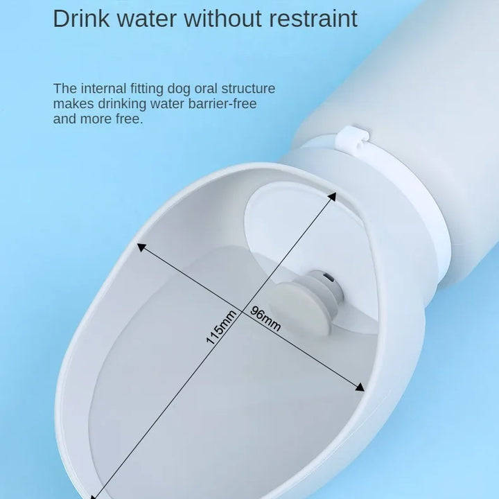 Foldable Silicone Dog Water Bottle Outdoor