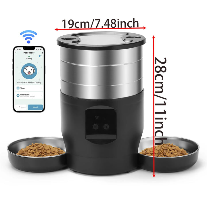 4.5L WiFi Automatic Cat Feeder – Smart Pet Food Dispenser