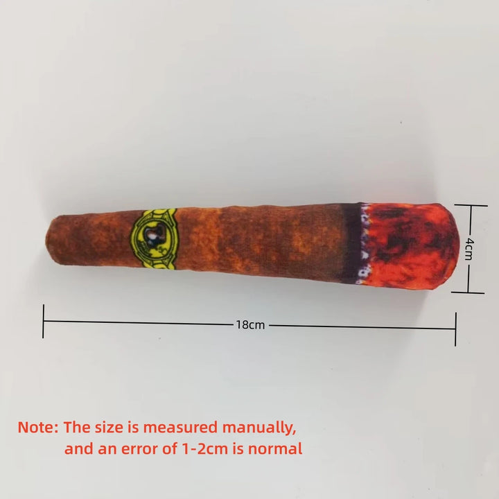 Indestructible Cigar Toy That Makes Noise –