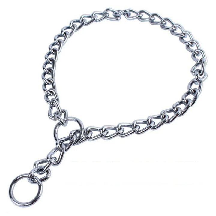 4 Sizes Adjustable Stainless Steel Chain Collar for Dogs