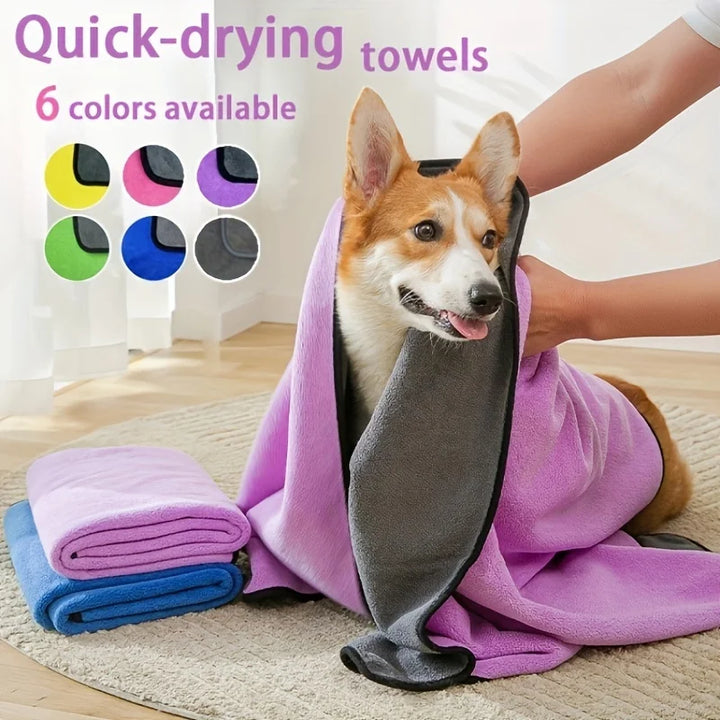 Super soft and absorbent towels for dogs and cats