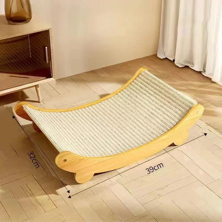 Detachable multifunctional wooden cat pads