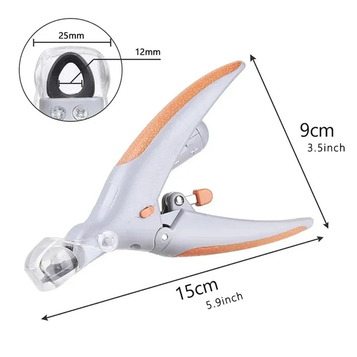 Pet Nail Clipper with LED Light – Amplified Trimmer