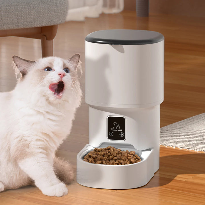 Tuya WiFi Smart Cat Feeder 4L – Large Capacity Feeding