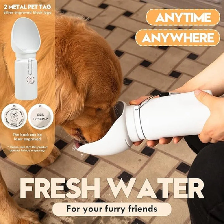 Foldable Silicone Dog Water Bottle Outdoor