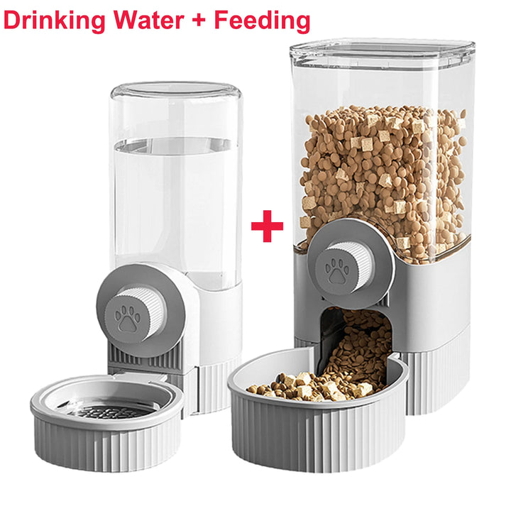 Hanging Cat Food Dispenser and Waterer – Feeder