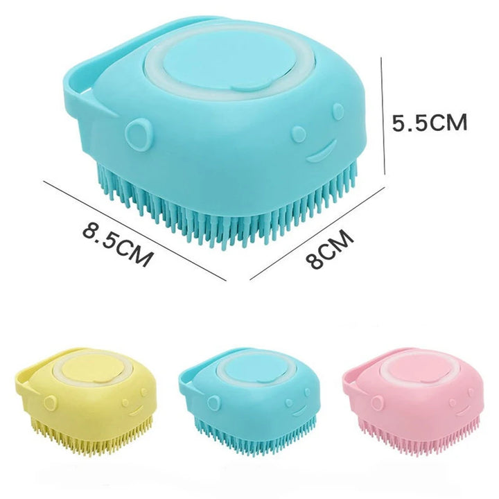 Silicone Pet Bath Massage Gloves – Cleaning Brush