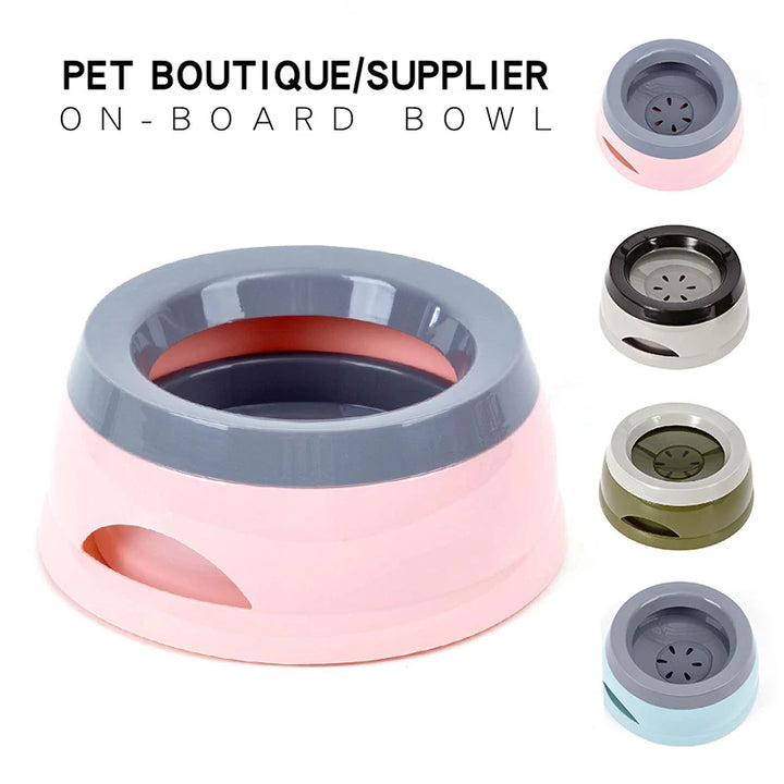 Pet Dog Bowls Floating Cat Bowl Does Not Wet