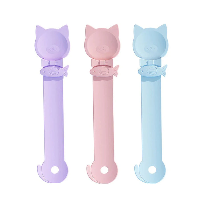 Cat Feeder Convenient Cat Treat Strip Squeeze Spoon Pet Liquid Snacks Food Squeezer without Residue Cat Feeding Supplies