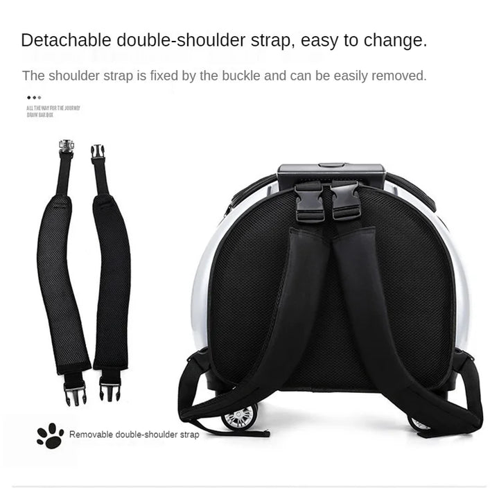 Breathable Bubble Pet Stroller Carrier Backpack