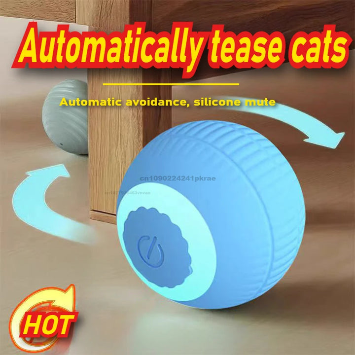 Interactive Cat Toy Ball - Automatic Rolling Ball