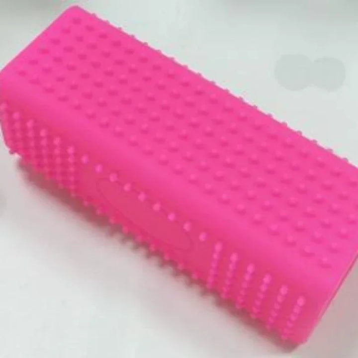 Hollow Silicone Rubber Dog Hair Remover Brush