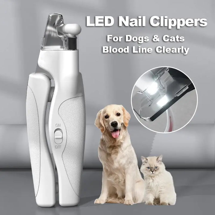 Pet Nail Clippers with LED Light – Nail Trimmer