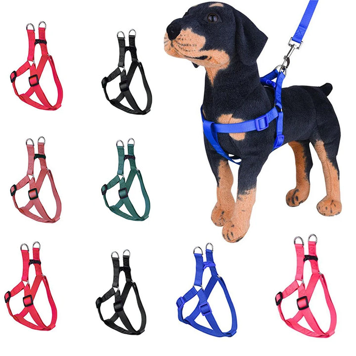 1PC Pet Dog Harness No Pull Adjustable Dog Leash Vest Classic Running Leash Strap Belt For Small And Medium Dogs