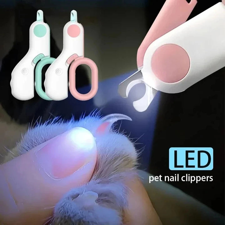 Cat Nail Clippers with LED Light – Cat Nail Trimmer