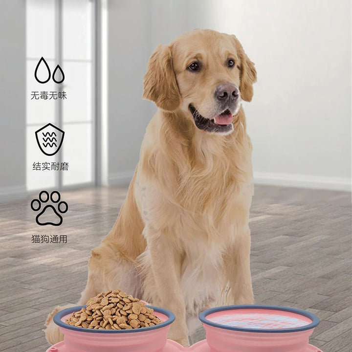 Collapsible Silicone Pet Bowls – Feeding Bowl